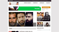 Desktop Screenshot of cabelosfamosos.com.br